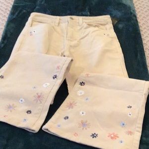 Forever 21 corduroy wide legs pants